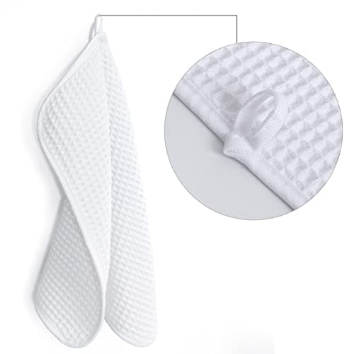 POLYTE 430 GSM Microfibre Waffle Wash Cloth Face Towel, 33.0x33.0 cm — view 2