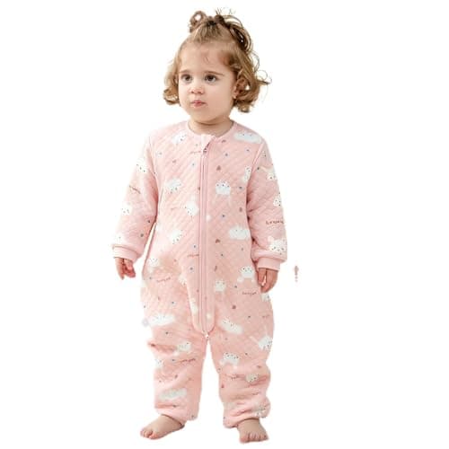 LILBESTIE Toddler Sleeping Bag with Legs, 1.5 Tog Sleep Suit 2-3 Years