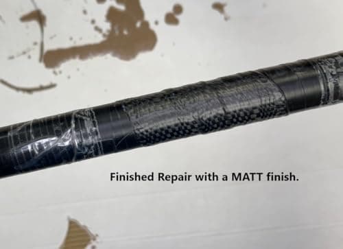 Carbon Fibre Repair Kit MK2-75g Epoxy Resin with Carbon Fibre - 50mm Tape for pole repairs — view 6