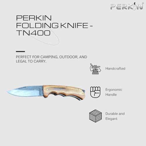 Perkin Pocket Knife Legal To Carry - TN400 — view 3
