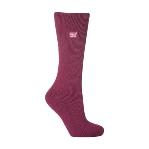 Ladies Original Thermal Heat Holder Socks, Purple, 4-8 uk, 37-42 eur