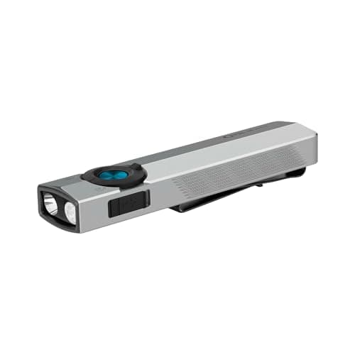 OLIGHT ArkPro Flat Unibody Torch with Multi-Light Sources, Silver Graphite