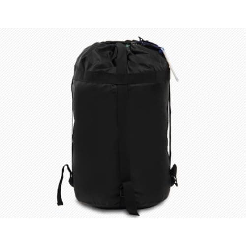 2pcs Compression Bag for Hiking and Trekking with Four Straps Black — view 4