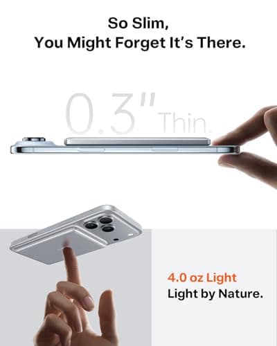 TORRAS MiniMag Slim Power Bank for MagSafe, 5000mAh Magnetic Battery Silver — view 3