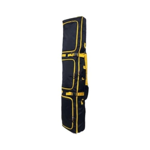 LVCHAO Snowboard Bag Snowboard Bag Ski Bag Men Women Snowboarding Storage for Air Travel Snowboard Carry Case Ski Equipment Bag Snowboard Backpack Board Bags Ski Bag(Black Yellow)