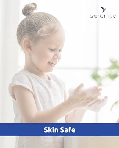 Serenity Hygiene Alcohol-Free Hand Gel Sanitiser – Hospital Grade Antiviral, Kills MRSA, C.Diff & Norovirus – Unscented, Up to 6 Hours Protection – Made in UK — view 3