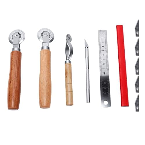 Aramox Cardboard Creasing Tool with 3 Scoring Wheels, 8.47oz — view 6