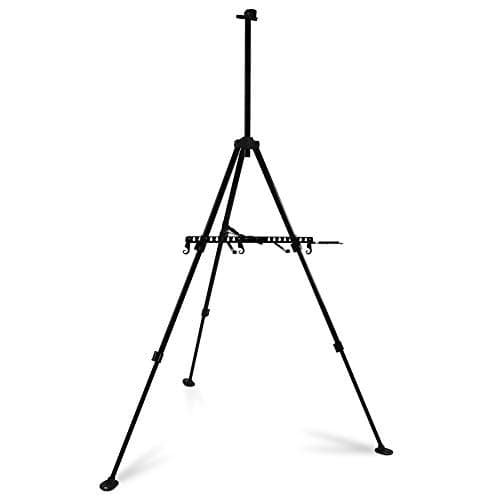 Artina Foldable Tripod Painting Easel Stand for Canvases up to 82cm Metal — view 4