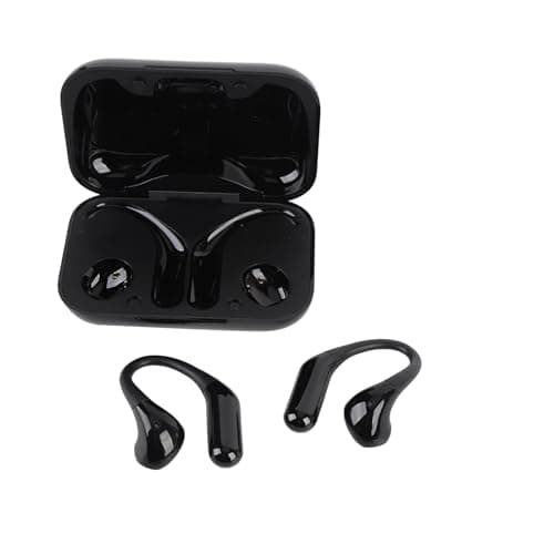 Real Time Translation Earbuds Noise Reduction Wireless Bluetooth Translator Earphones Support Multi Languages for Travel Business PC ABS Material Black (Black) — view 5