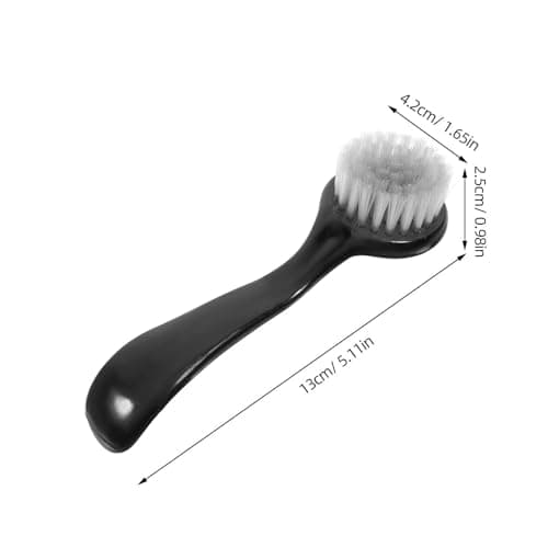 3pcs Black Nylon Wool PVC Facial Cleansing Brush Set — view 2