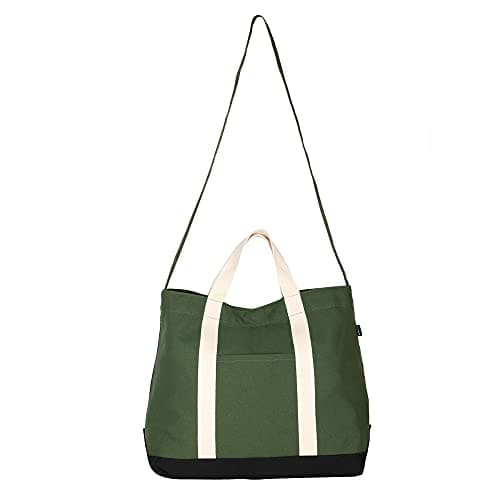Eco Right Large Canvas Tote Bag for Men, Crossbody Tote Bags for Women for Work, Shopping & Beach — view 3
