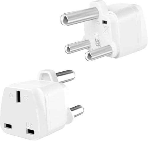 2-PACK UK to South Africa Plug Adapter,UK to South Africa Travel Adapter