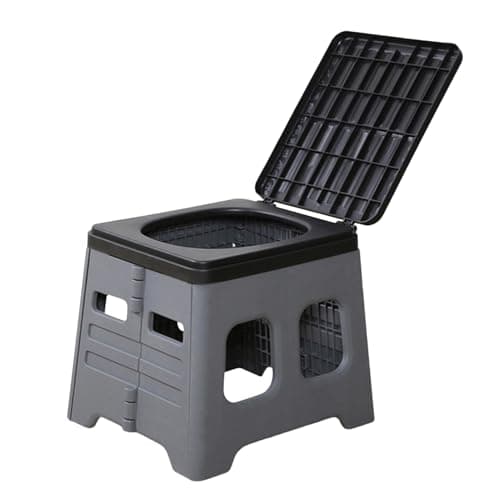 Portable Toilet Seat, Folding Toilet, Light Weight Truck, Portable Travel for Camping, Travel & Emergencies