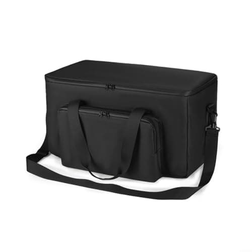 Wodsty Protective Hard Case On-Go 1/2 Speakers, 900D Storage Bag with Handle and Strap, Portable Travel Cover Outdoor Events, Black
