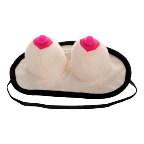 Faxianther Funny Prank 3D Blindfold Eye Mask Bachelorette Party Night Club Bar Crazy Eyemask Halloween Cosplay Honeymoon Couples Game Eyewear Props Costume Accessory Cozy Blackout Sleep Mask Eyeshade — view 5