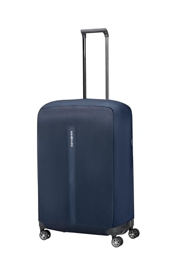 Samsonite TA Revolution - Foldable protective cover for size L suitcases, suitcase cover suitable for 75–79 cm, suitcase protection, with reflective detail, Blue (Midnight Blue) — view 5