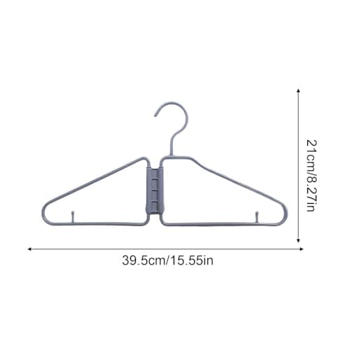 Foldable Hangers for Cruise 12 Pieces Portable Space Saving Travel — view 2