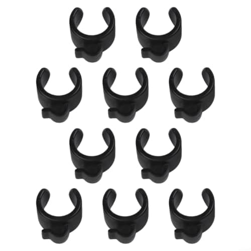 ABS material, secure hold, resists wear, 10-pack value, studio and home use(25mm) — view 3
