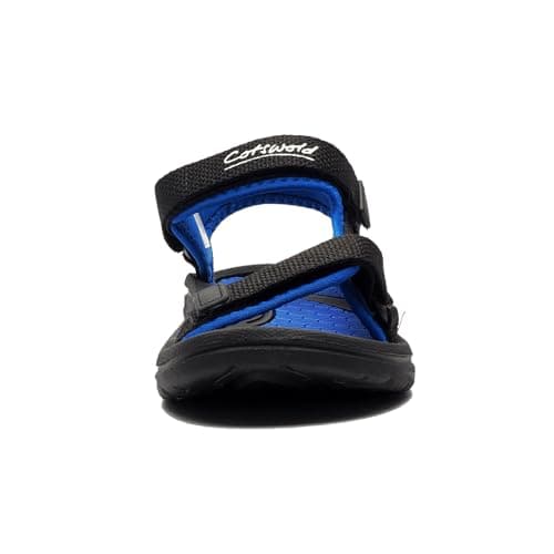 Cotswold Bodiam Recycled Sandal Unisex Kids Black/Navy Size 1 — view 5