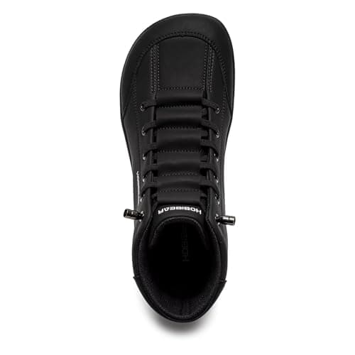 HOBIBEAR Barefoot Minimalist Shoes Womens Mens Zero Drop Wide Toe Box Waterproof Outdoor Hiking Walking Comfortable Trail Running Sneaker Black — view 4