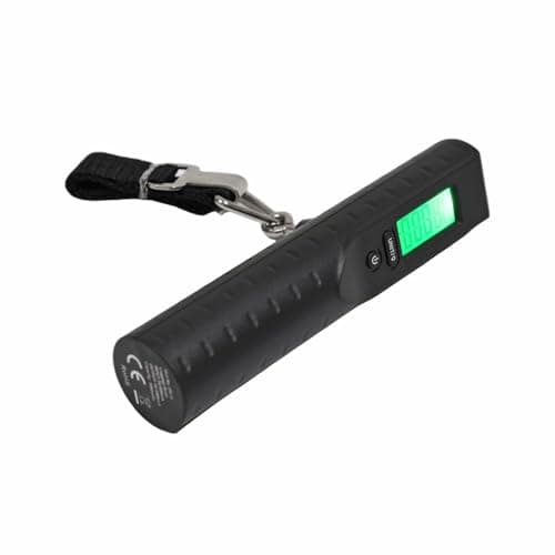 Rechargeable Digital Luggage Scale with LED Torch, 50kg Capacity, 3000mAh Rechargeable Battery, Backlit LCD Display