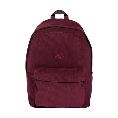 adidas Unisex Essentials Material Backpack, maroon/amazon red, One Size