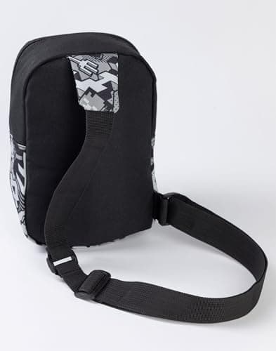 Minecraft Creeper Body Bag in Black | Adjustable Shoulder Strap Zip-Up Carrying Bag for Boys | Game-Themed Personal Item Storage Merchandise for Young Gamers Merch — view 2