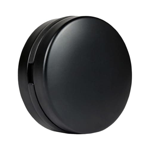KICHOUSE Black Metal Headphone Storage Case Portable and Protective Aluminium Alloy Carrying Bag Easy to Carry Heavy Duty Earphone Storage for Travel