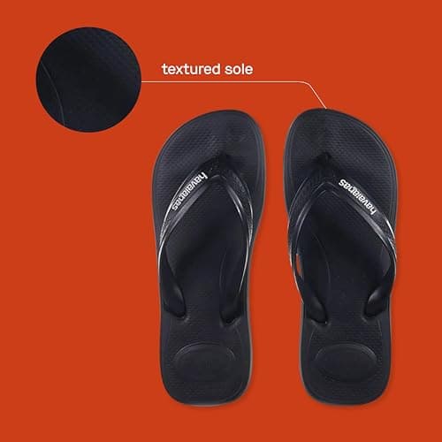 Havaianas Top Max Comfort Men FlipFlop Black 8 UK — view 4