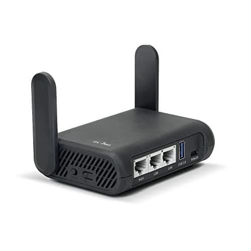 GL.iNet GL-A1300 Slate Plus Travel Router, OpenWrt, VPN, Dual Band