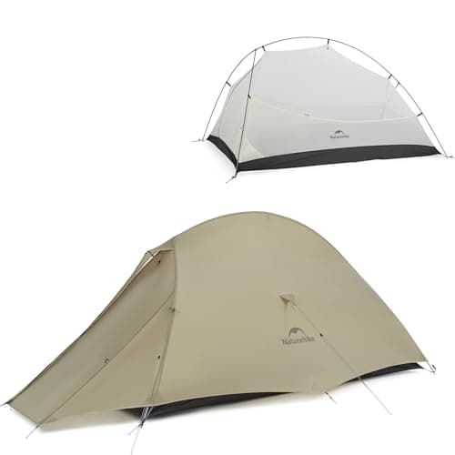 Naturehike Cloud Up Pro Camping Tent, 1 Person, Desert Sand