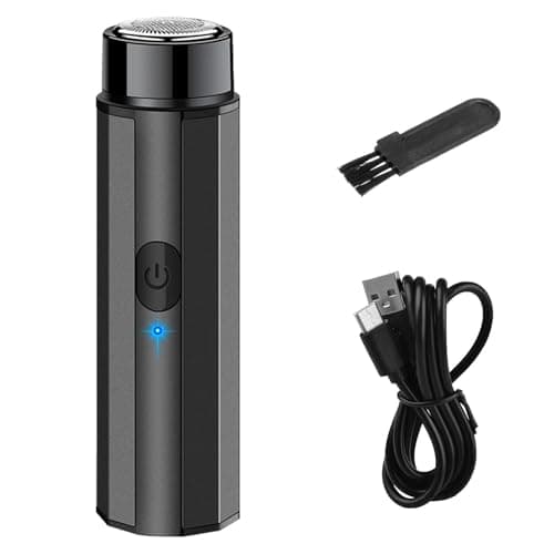 Compact Beard Trimmer, Handheld Grooming Machine, Pocket Sized Electric