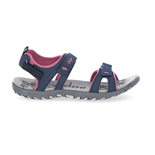Trespass Womens Walking Sandals Serac Navy Dusty Rose in Size - 39 — view 5