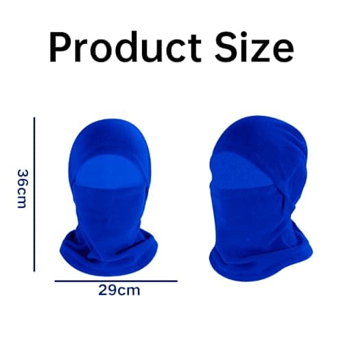 Kids Thermal Balaclava,Kids Winter Hats,Multifunction Windproof Balaclava ski Mask Full Face Cover Hat Breathable Snood Hood Hat Neck Warmer for Cycling Hiking Skiing Snowboarding Outdoor (Blue) — view 2