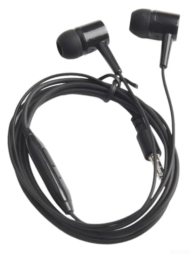 Lightweight In-Ear Headphones 3.5mm for Travel(black) — view 3