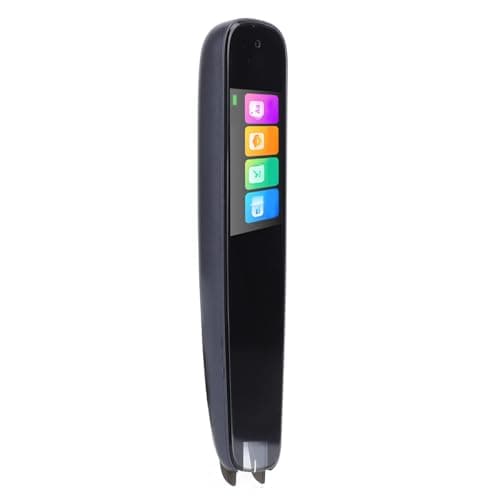 Bewinner Kids Scan Reader Pen Language Translator, 1.97in Touch Screen Digital Translation Scanner, WiFi Learning Machine for Study Travel, Universal Dictionary Pen with Dust Cover, Type — view 2