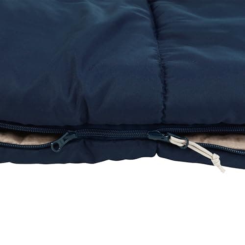 Outwell Contour Sleeping Bag – 3 Season Warm Reversible Comfortable Camping Sleeping Bag with Built-In Pillow, Zip-Off Hood & Duvet Mode - For Indoor & Outdoor Use (Contour Lux (Dep Blue)) — view 6