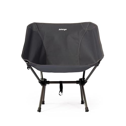 Vango Micro Steel Camping Chair, Strong, Foldable to Compact Size, Lightweight at 1.5kg, Garden Chair Perfect for Festivals, Campers, Fishing, Walkers (India Ink) — view 4