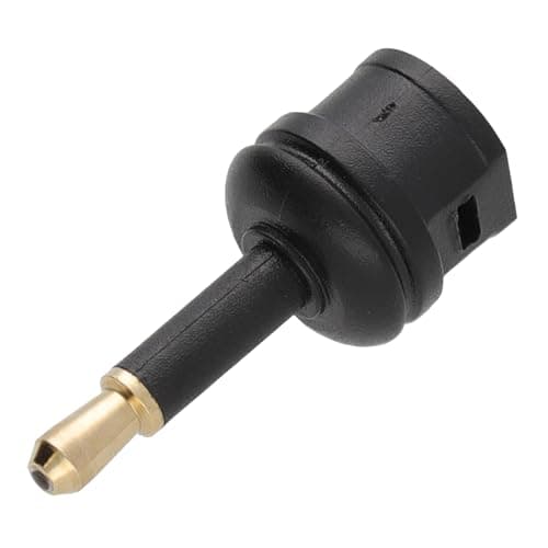 kenable TOS Optical Toslink Plug to Mini 3.5mm Optical Jack Plug Adapter