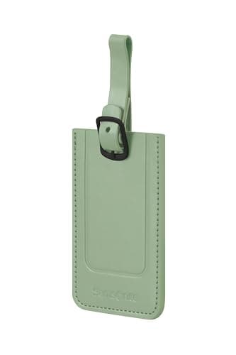 Samsonite TA Revolution - Luggage Tag Set (2 pcs), Luggage Tags for suitcases and Bags, with Adjustable Strap, Address Card, Privacy Flap, Green (Sage)
