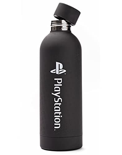 PlayStation Water Bottle For Adults And Kids 750ML | Game Console Stainless Steel Sports Travel Mug | Black White Gaming Merchandise One Size — view 4