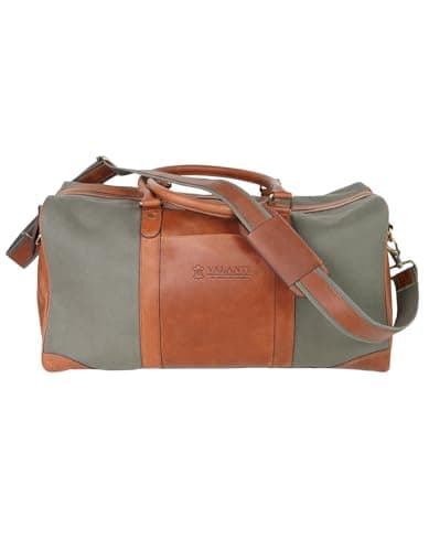 Genuine Leather Large Holdall Bag for Men & Women