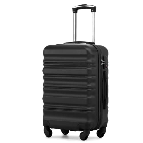 COOLIFE 20 Inch Carry On Suitcase, Hard Shell Lightweight ABS+PC Luggage