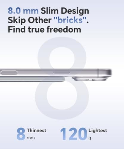 Ultra Slim Power Bank for Magsafe, Magnetic Power Bank 20W Fast Charging — view 2