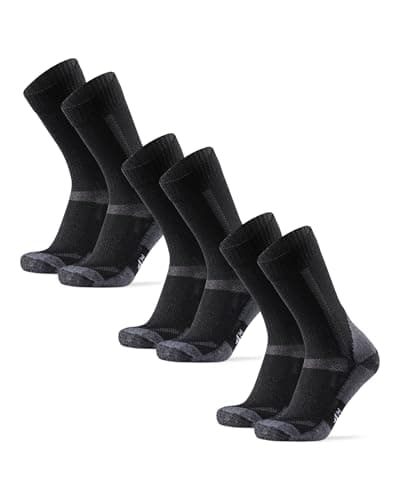 DANISH ENDURANCE Merino Hiking Socks, Wool Socks, Merino Socks, Trekking Socks, Breathable & Strongly Padded Work Socks, Men, Women & Children, 3 or 5 Pairs