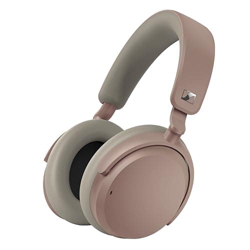 Sennheiser ACCENTUM Wireless Bluetooth Headphones Noise Cancelling - Up To 50HR Playtime, Hybrid Noise Cancelling (ANC), All-Day Comfort, Bluetooth Over Ear Headphones for School, Traveling, Taupe