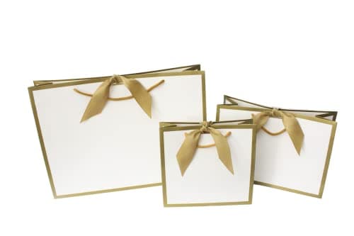 Nu-Nuel Luxury Paper Bag | Matt Laminated Gift Bags with Rope Handles | 2 Large Boutique Gift Bags (2, LARGE - 440x320x120mm) — view 6