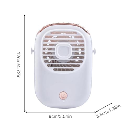 Neck Fan Rechargeable 3-Speed Quiet Handheld — view 6