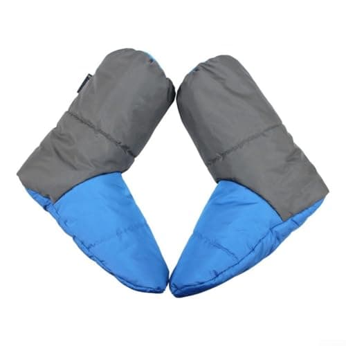 Winter Warm Footmuffs, Windproof Warm Foot Cover, Winter Warm Socks Sleeping Bag Feet Warmer Feet Cover, For Camping Hiking Travel(Red) — view 3