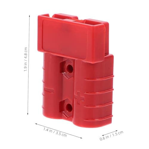 Battery Quick Disconnect Plug 50a 600v Red Power Connector — view 2